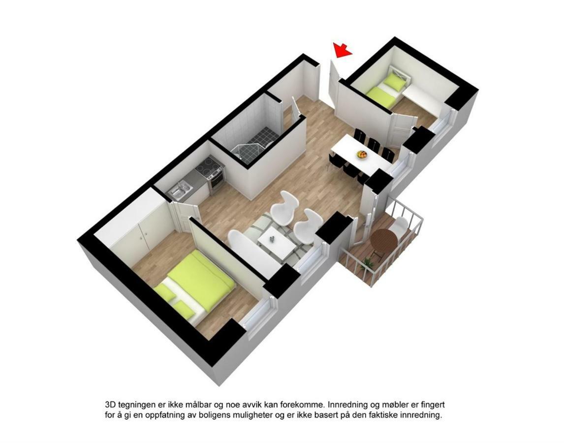 Modern Apartment In City Centre Bergen Exterior photo